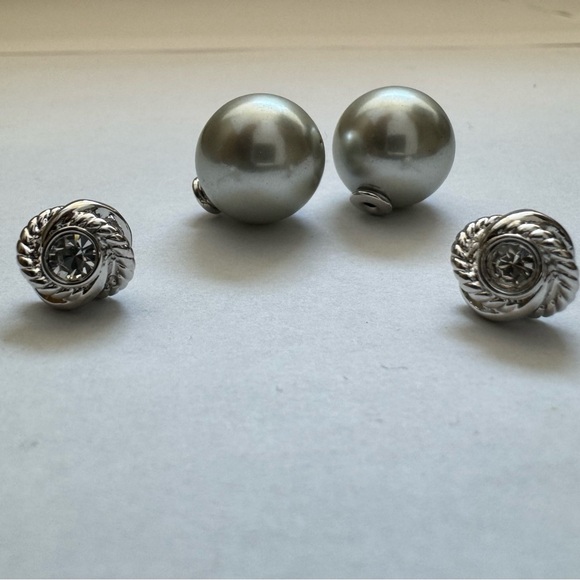 Kate Spade faux pearl stud earrings - Picture 3 of 7